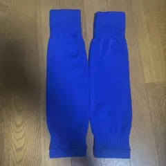 無メーカーサッカー カーフソックス 青