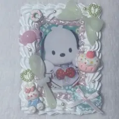 硬質カードケース トレカケース ホイップデコ B8 ピンク 黄緑