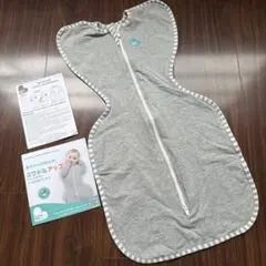 【美品•値下可！】LOVE TO DREAM スワドルアップ グレーS