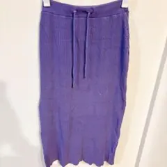 CIAOPANIC TYPY【M】リブIラインスカート パープル