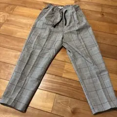 GLOBAL WORK グレンチェック ロングパンツ 130cmのサムネイル
