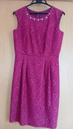 ワンピースとフレア巻スカート、ショール　パーティードレス3点セット