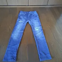 ダークブルースリムフィットデニム