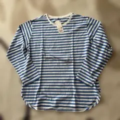 UNIQLO ストライプ 長袖Tシャツ 100%綿