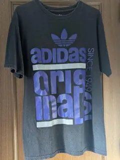 adidas グラフィックTシャツ M ブラック