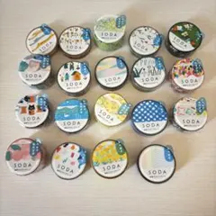 SODA マスキングテープ　19個　まとめ売り