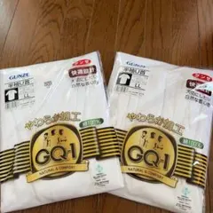 GUNZE GQ-1 半袖U首 LLサイズ 2枚セットのサムネイル