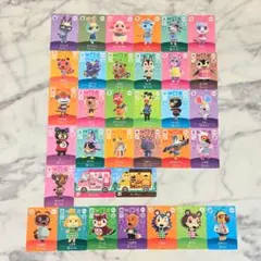 あつ森 amiiboカード 34枚セット ジャック ミッチェル ちゃちゃまる