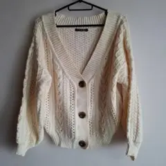 INGNI アイボリー カーディガン