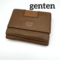 genten ゲンテン エティコ 三つ折り 財布 コンパクト ウォレット
