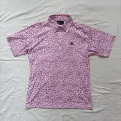 adidas golf アディダス ゴルフウェア 半袖ポロシャツ 花柄 XL