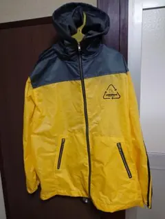 LEMONed フード付きジャケット イエロー・グレー