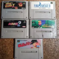 スーパーファミコン ゲームソフト 5本セット