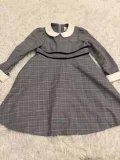 組曲チェックワンピース120 発表会　謝恩会　おでかけ