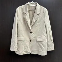 ★GU　オーバーサイズテーラードジャケット　シングルジャケット　モード　ポケット