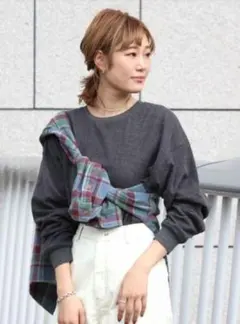 [未使用✨]❤️Ungrid × アングリッド＊接結 ロングスリーブ Tee❤️