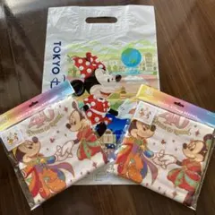 ディズニーリゾート　40周年　ウォッシュタオル　２枚セット