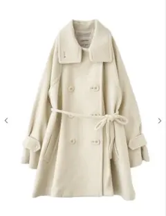 【新品未使用】COCODEAL スタンドカラーミドル丈トレンチコート