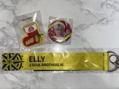 三代目JSB JSB LAND ELLY ビックバッグタグ缶バッジワッペンバッチ