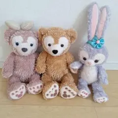 ダッフィー　シェリーメイ　ステラ・ルー ぬいぐるみ 3体セット