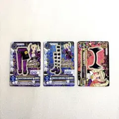 アイカツカード ストライプゴシックコーデ ロリゴシック 藤堂ゆりか