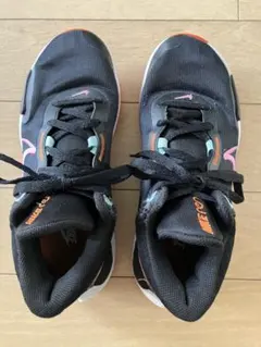 Nike バスケットボールシューズ ハイカット ブラック/オレンジ/ピンク