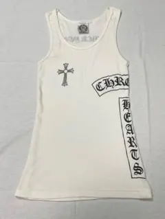 本物 クロムハーツ タンクトップ ノースリーブ リブ オールド 初期