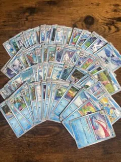 ポケモンカード 水タイプ ポケモンのみ100枚 まとめ売り デッキ素材