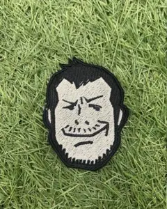 矢沢永吉 刺繍パッチ 顔デザイン 約8cm x 6cm