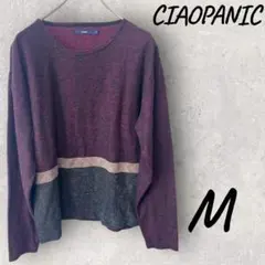 CIAOPANIC チャオパニック　ワインレッド 長袖セーター　Mサイズのサムネイル