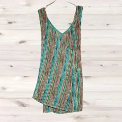 A1976 Sybilla チュニック 緑 総柄 カラフルのサムネイル