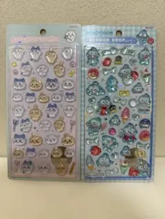 【正規品】ボンボンドロップシール　ちいかわ　ハンギョドン　2点セット