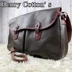 【極美品】Henry Cotton’s ショルダーバッグ フルレザー