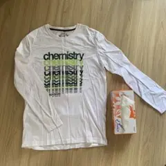 chemistry 長袖Tシャツ ホワイト