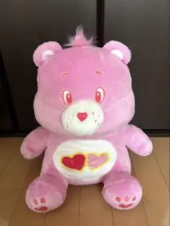 ケアベア ぬいぐるみ おすわりBIGぬいぐるみ2 ピンク ラブアロットベア