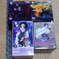 鬼滅の刃　フィギュア　4点セット　 我妻善逸 獪岳 胡蝶しのぶ