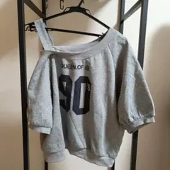 spray ワンショル半袖カットソー