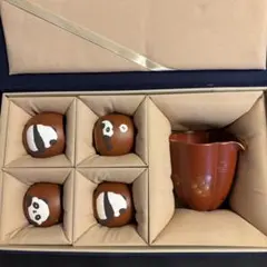 中国茶器 パンダ 茶杯4客 公道杯 茶器セット 箱付き 中国茶器 パンダ 茶杯4客 公道杯 茶器セット 箱付き - メルカリ