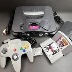 ニンテンドー64 本体 ソフト5本付き - メルカリ