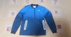 ヨネックス YONEX 幾何学模様 ジャケット 青 Mサイズ