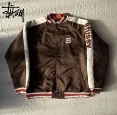 old stussy Design Nylon Versity Jacket