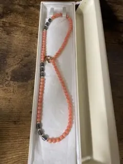 珊瑚　ネックレス　サンゴ　ファッション　アクセサリー
