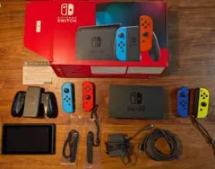 Nintendo Switch 本体 ネオンカラー　プラスジョイコン２個おまけ