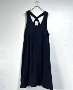 ゼロハチマブ 08Mab ジャンパースカート ブラック コットンのサムネイル