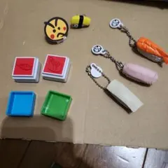 元気寿司　寿司モチーフカプセルトイ4個セット