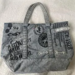 ミッキーマウス デニムトートバッグ