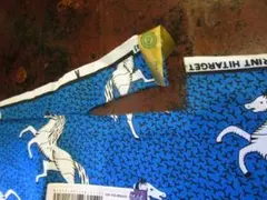 送料込み⑩Ａ訳あり＊破れあり＊シール付き＊アフリカンプリント＊パーニュ