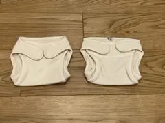 中古美品★ニシキ 布おむつカバー ウール100% 2枚セット 50-60cmのサムネイル