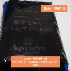 GLOW付録　アクアスキュータム　マナーバッグ