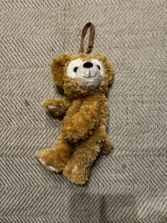 ダッフィ　ぬいぐるみ　ストラップ付き　ディズニー